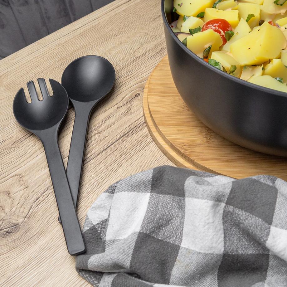 Intirilife Saladier avec couverts à salade  