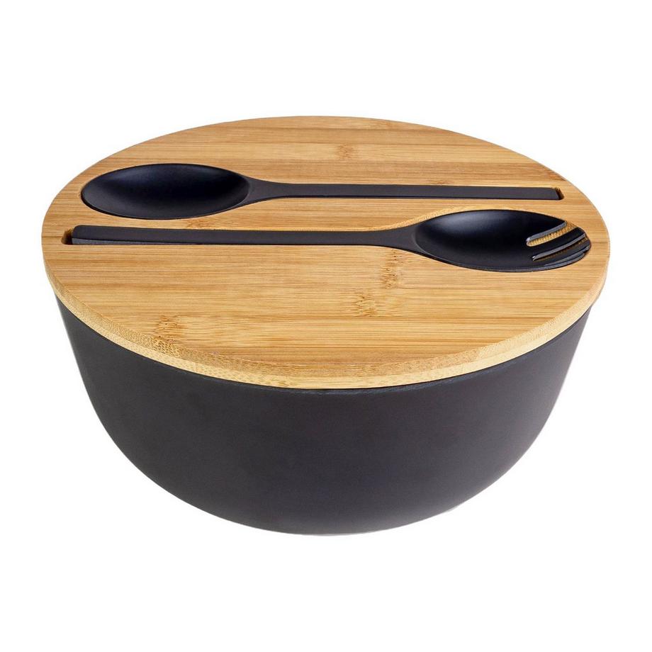 Saladier avec couverts à salade