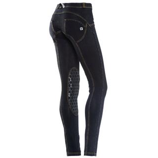 FREDDY WR.UP Pantaloni da Equitazione Skinny Vita Bassa Denim Elasticizzato Stampa Grip  