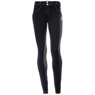 FREDDY WR.UP Pantaloni da Equitazione Skinny Vita Bassa Denim Elasticizzato Stampa Grip  
