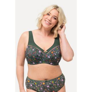 Ulla Popken  Soutien-gorge de maintien avec mélange de motifs, sans armatures – bonnet C - F 