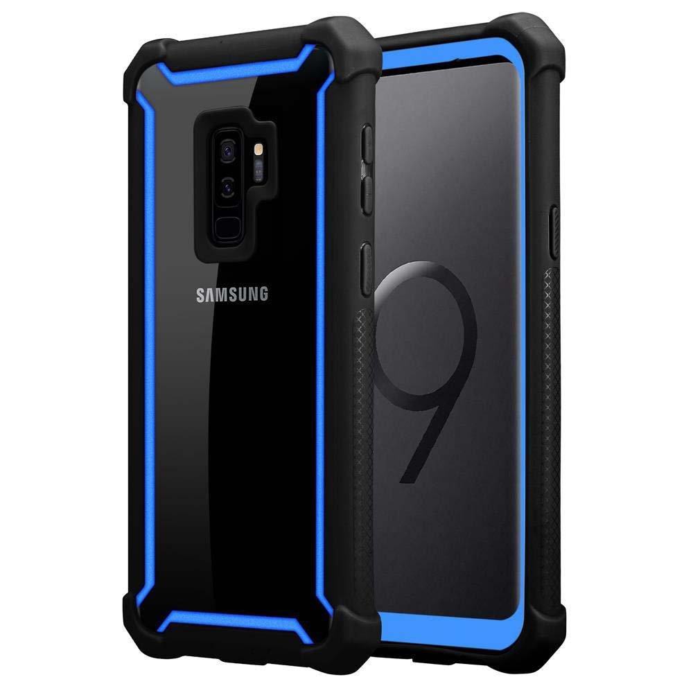 Image of Hülle für Samsung Galaxy S9 PLUS 2-in-1 TPU Silikon-Rand Glas-Rücken