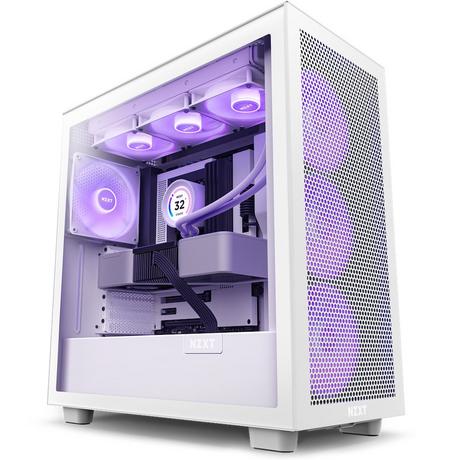 NZXT  H7 Flow RGB Midi Tower Bianco 