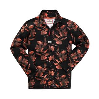 Joe Browns  Herbst Blumen Pique 1/4 Zip Trichterkragentop 