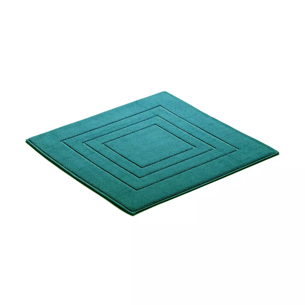 VOSSEN - Feeling Badematte, 60X60CM, Dunkelgrün