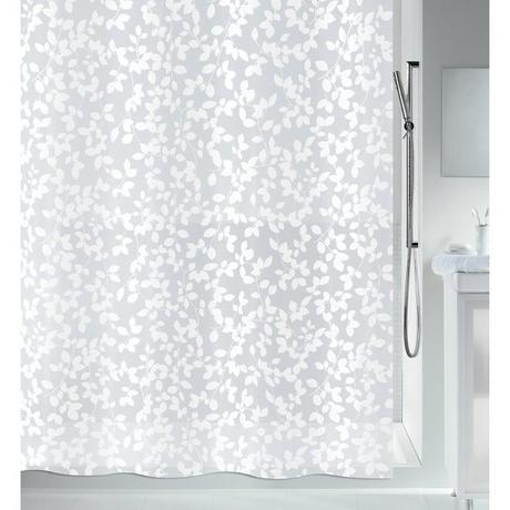 spirella Spirella Rideau de douche PEVA BLATT 180x200cm Blanc  