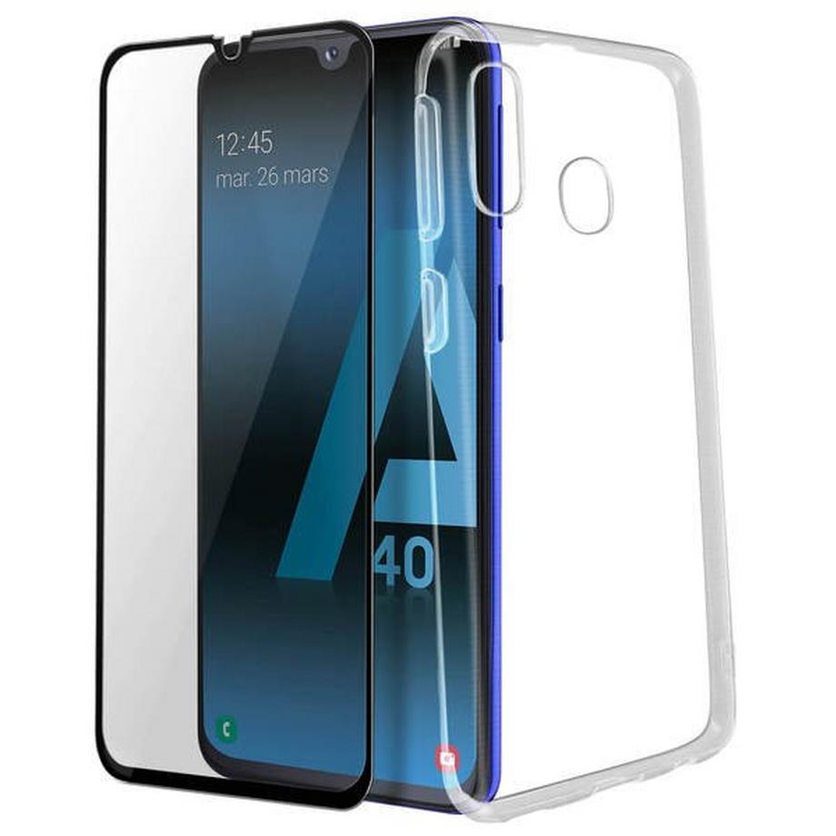 Avizar  Pack Coque + Film Galaxy A40 Noir 