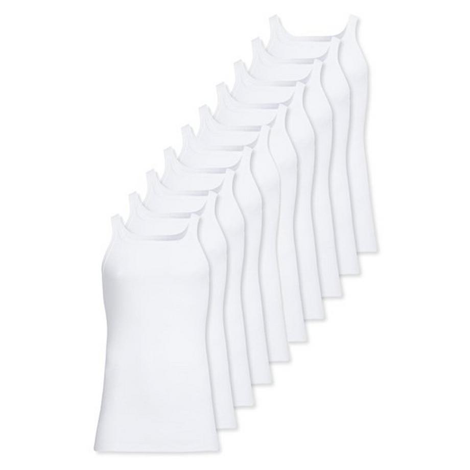 Conta 10er Pack Feinripp Unterhemd Tanktop  