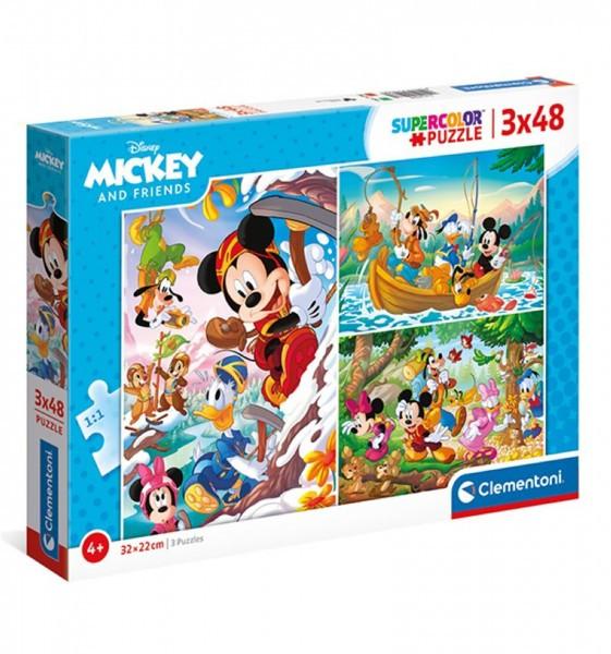 Clementoni  Puzzle Mickey Mouse & Friends (3x48) 