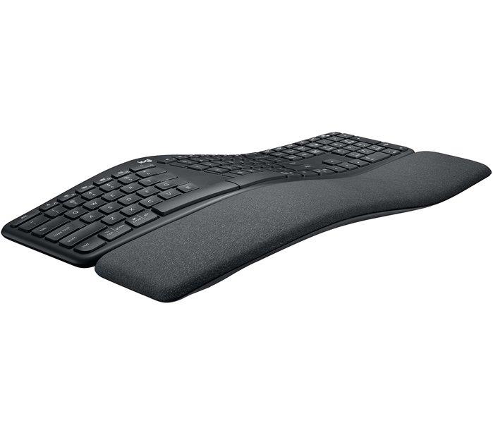Logitech  Ergo K860 Tastatur RF Wireless + Bluetooth Schweiz Graphit 