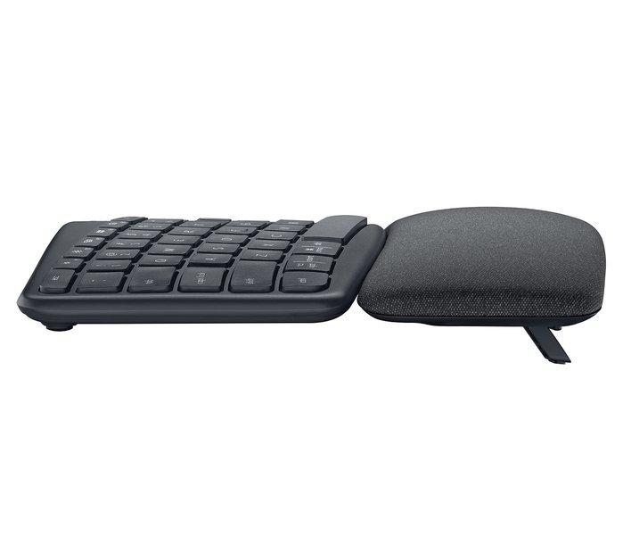 Logitech  Ergo K860 Tastatur RF Wireless + Bluetooth Schweiz Graphit 