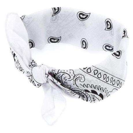 B2X  Bandana, à motifs - Blanc 