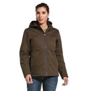damen waerfete jacke mit kapuze rebar duracanva