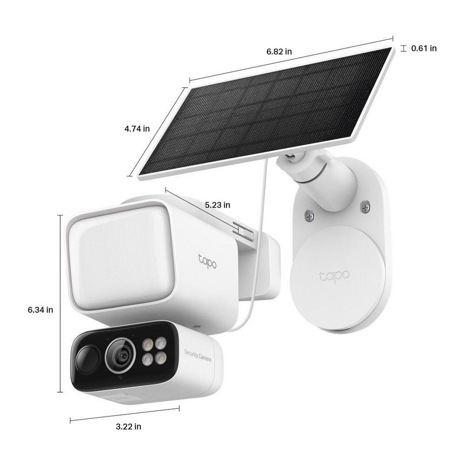 TP-Link  Solar-Floodlight Security Cam Tapo C615F 