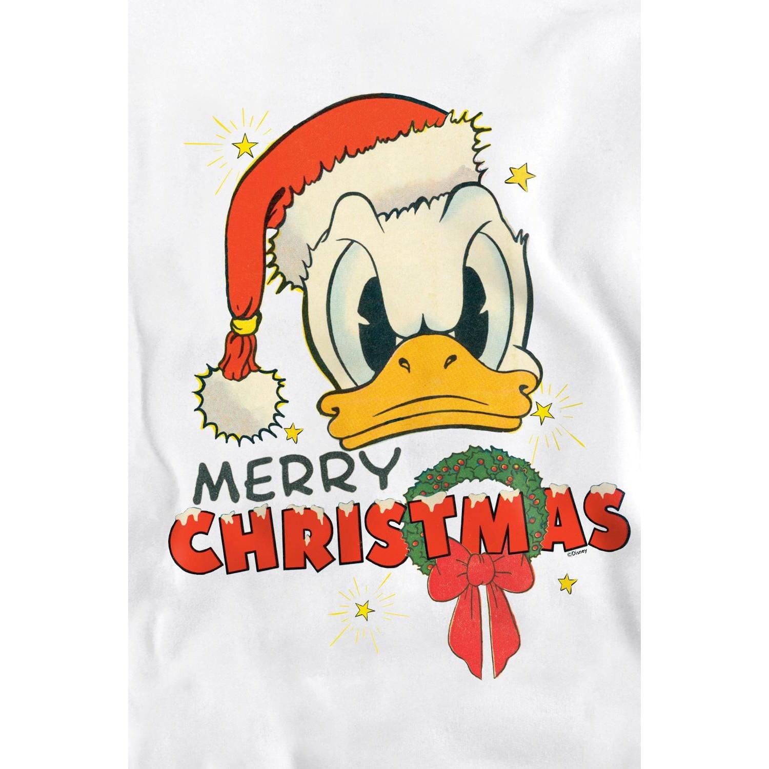 Disney Merry Christmas Donald Duck Sweatshirt  