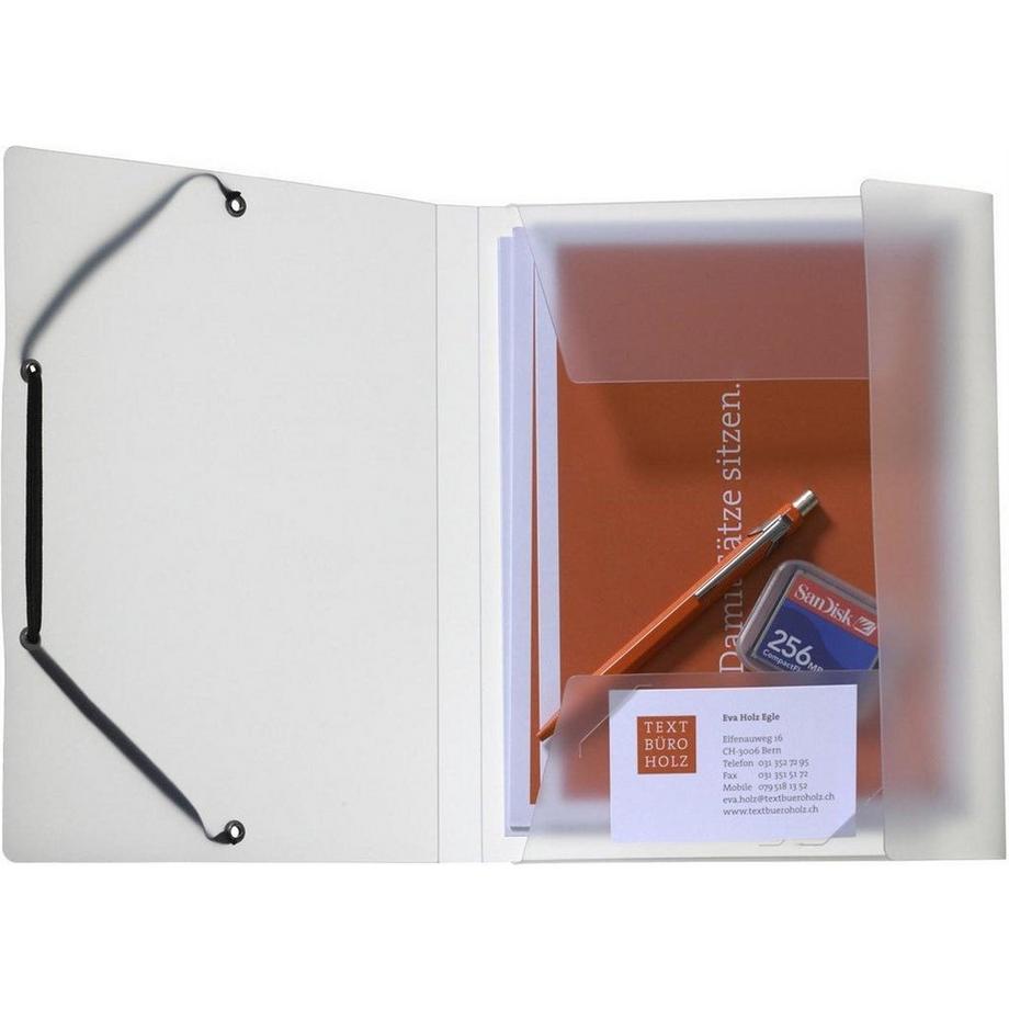 Kolma Gummizugmappe Penda Easy A5 KolmaFlex, farblos  