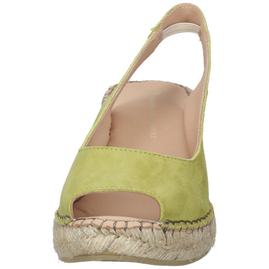 Fred de la Bretoniere Peep Toe Espadrille Sandalen  