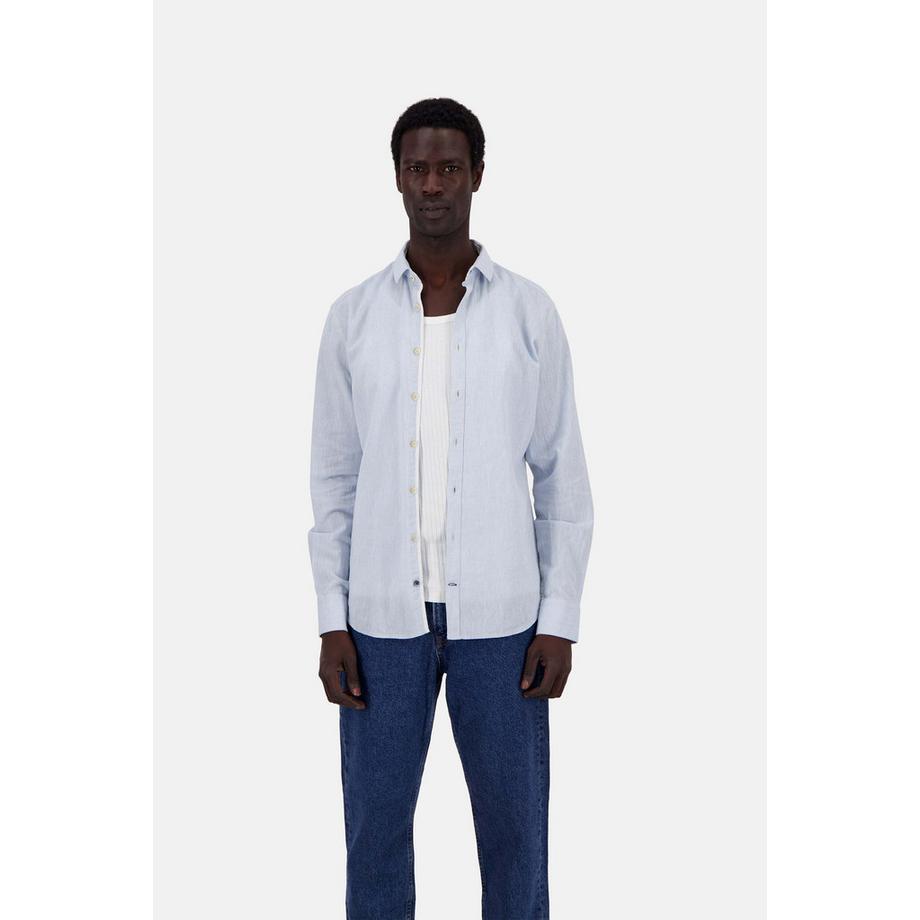 Langarmhemd Shirt-Linen Blend Kent