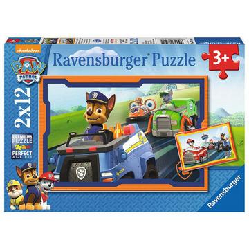 Ravensburger puzzel Paw Patrol in actie - 2x 12 stukjes