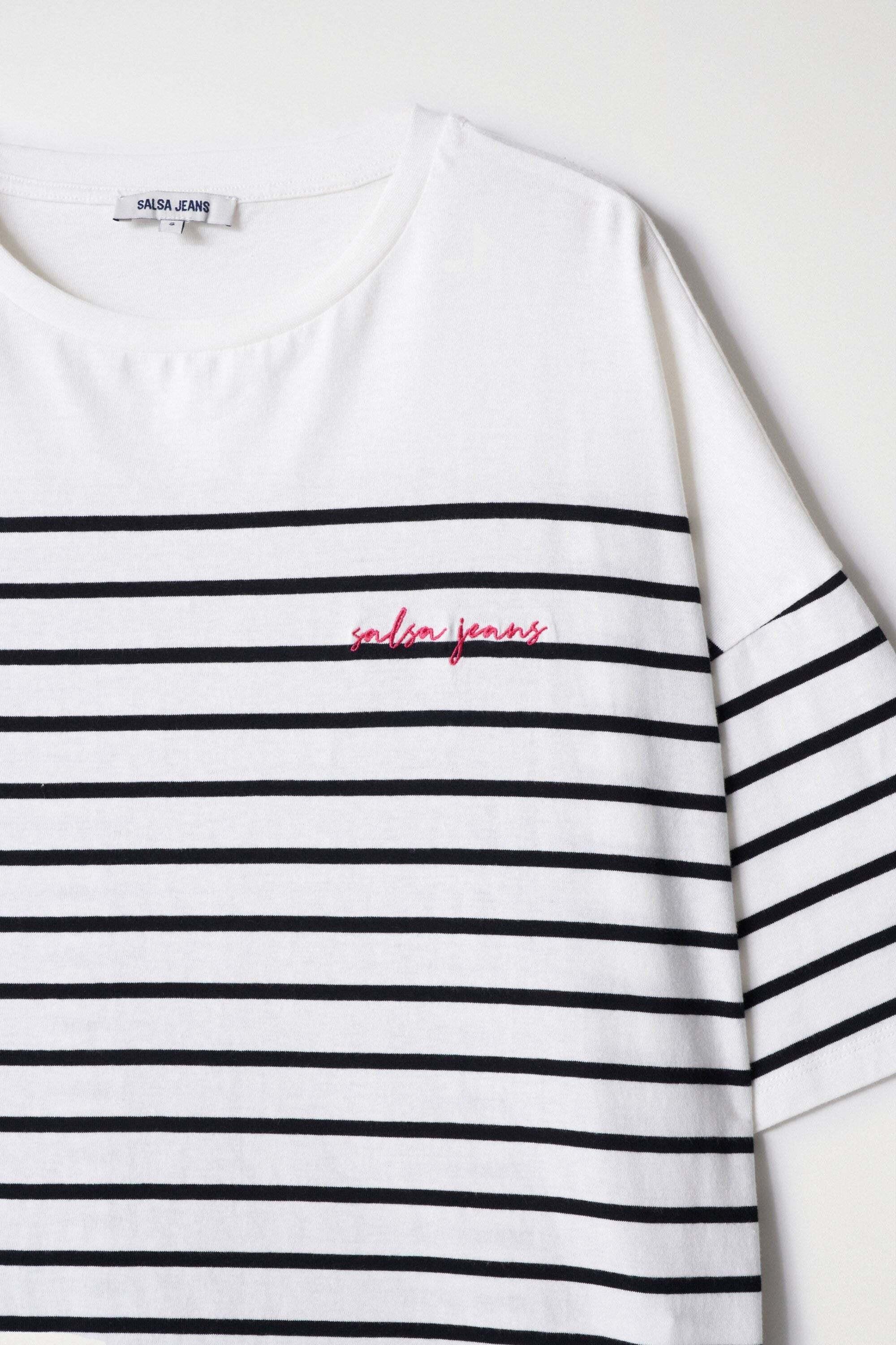 Salsa  T-Shirts Striped Branding T-Shirt 