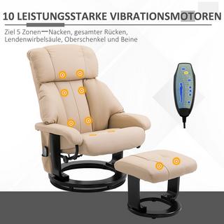 HOMCOM  Chaise longue de relaxation 