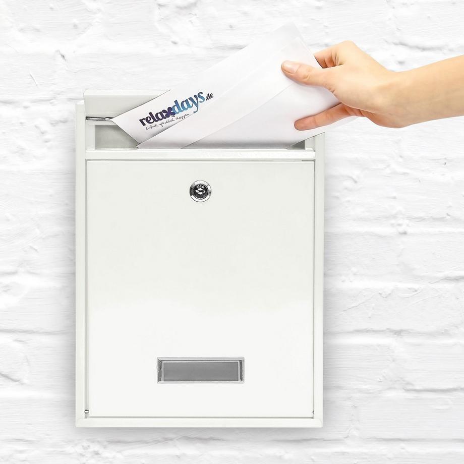 B2X  Design Briefkasten 35 cm in verschiedenen Farben 