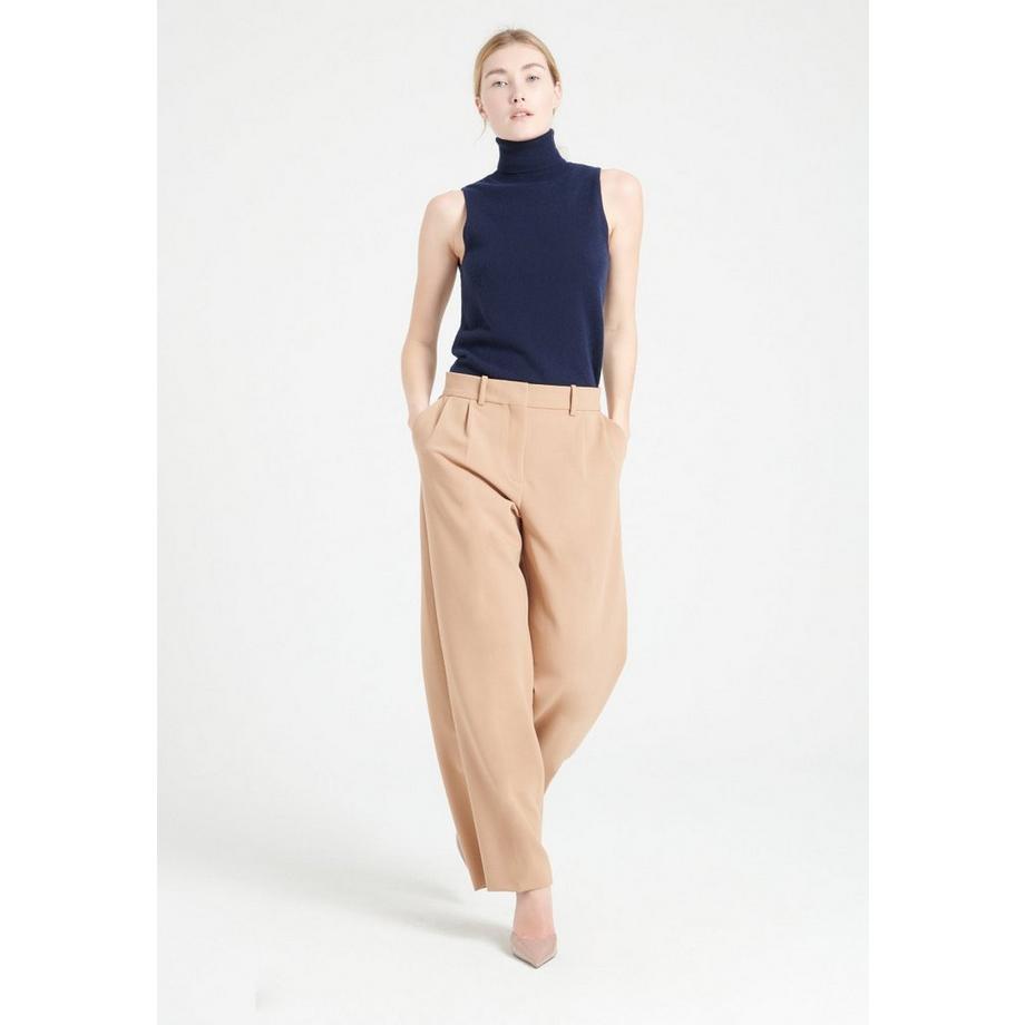 LILLY 13 Maglia dolcevita senza maniche - 100% cashmere