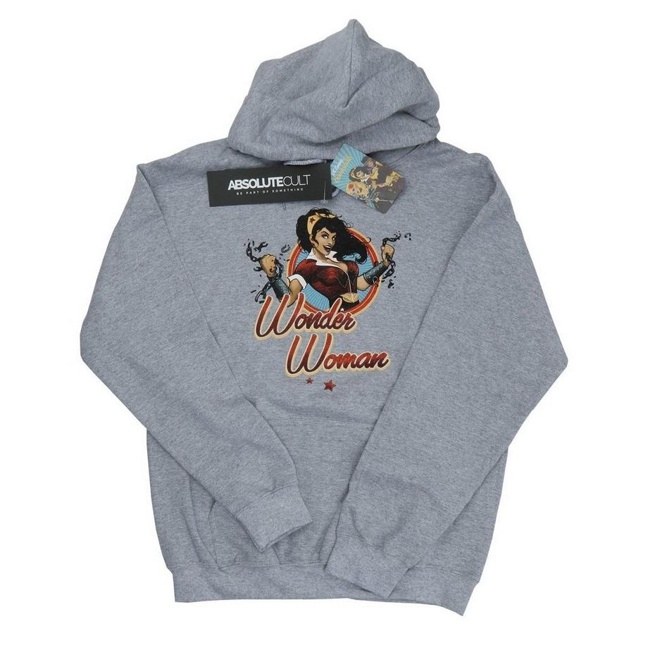 DC COMICS DC Bombshells Wonder Woman Felpa con Cappuccio  