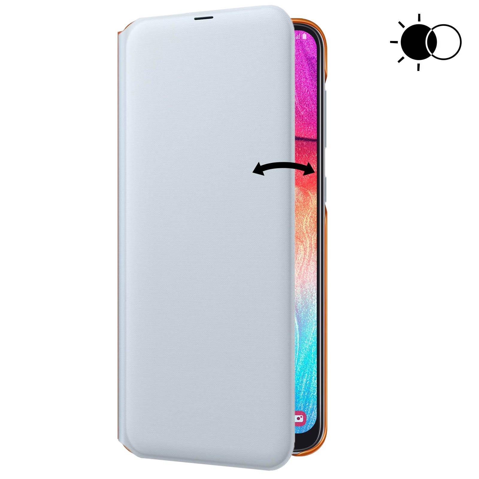 SAMSUNG  Custodia Wallet Galaxy A50 Bianco 