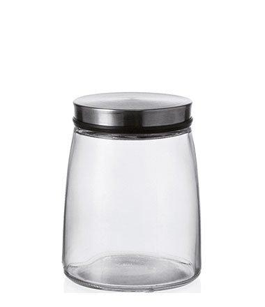 montana  Montana 089485 boîte hermétique alimentaire Rond Vase 1,01 L Argent, Transparent 1 pièce(s) 