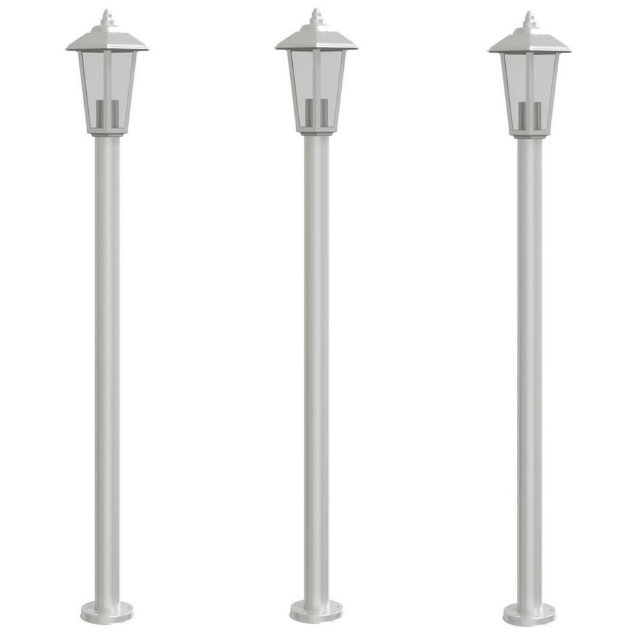 Lampadaire d'extérieur acier inoxydable