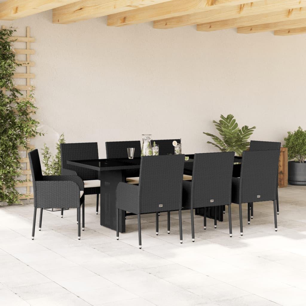 VidaXL set da pranzo da giardino Polirattan  