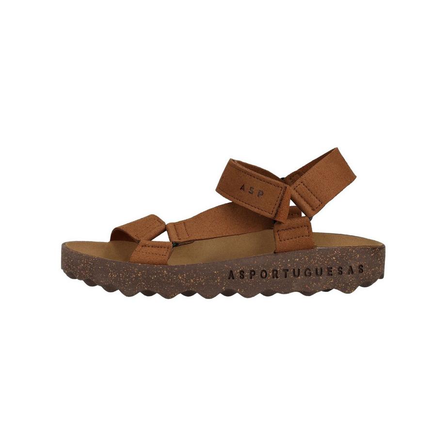 ASPORTUGUESAS Sandali con plateau e cinghie a velcro  