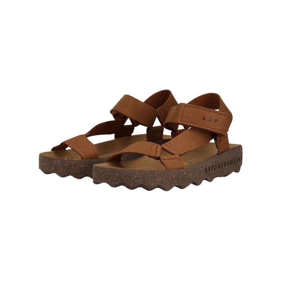 ASPORTUGUESAS Sandali con plateau e cinghie a velcro  