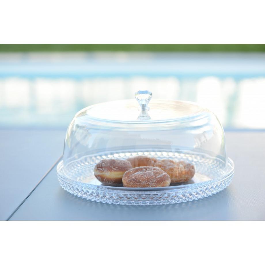 Aulica  GLASGLOCKE AUF ACRYLTABLETT RUNDE KAPPE 