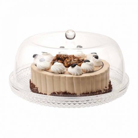 Aulica  CLOCHE SUR PLATEAU ACRYLIQUE BOUCHON ROND 