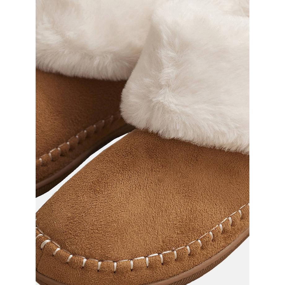 Selmark Chaussons Bottine Fausse Fourrure  