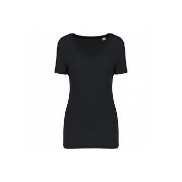 t-shirt mit v-ausschnitt und ärmen, damen yoce tence™