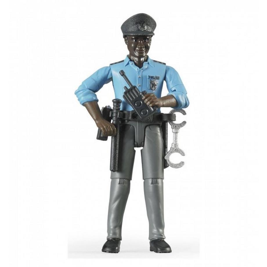 Polizist mit Zubehör