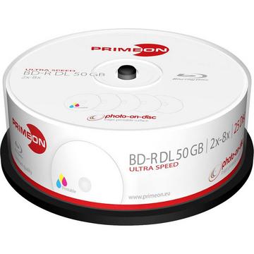 Primeon BD-R DL 50GB2-8x Cakebox (25 Disc)