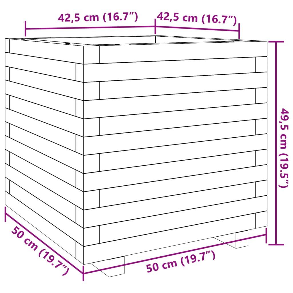 VidaXL Jardinière bois de pin  