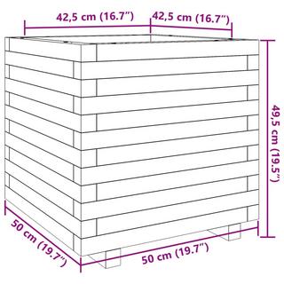 VidaXL Jardinière bois de pin  