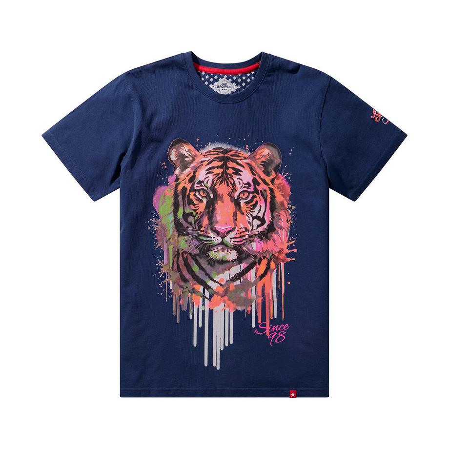 Joe Browns T-Shirt con motivo tigre e sfumatura  