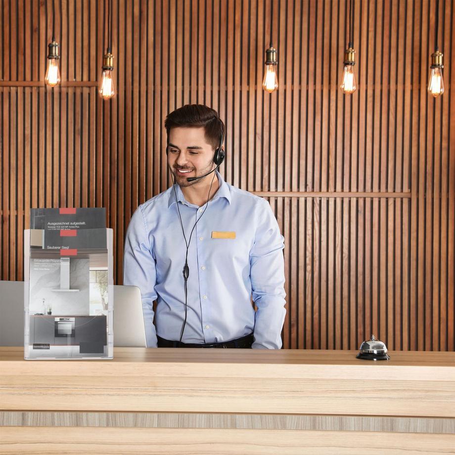 B2X 1 pz. Porta prospetto DIN A4 3 livelli  