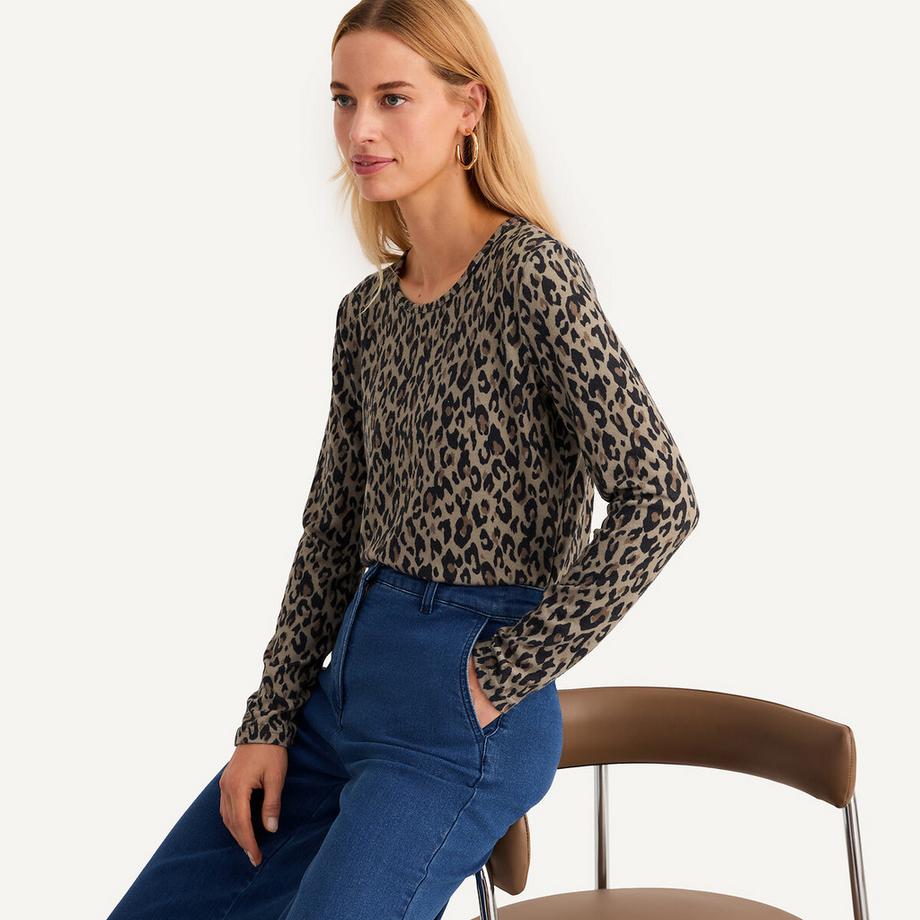 La Redoute Collections Maglia termica spazzolata fantasia  