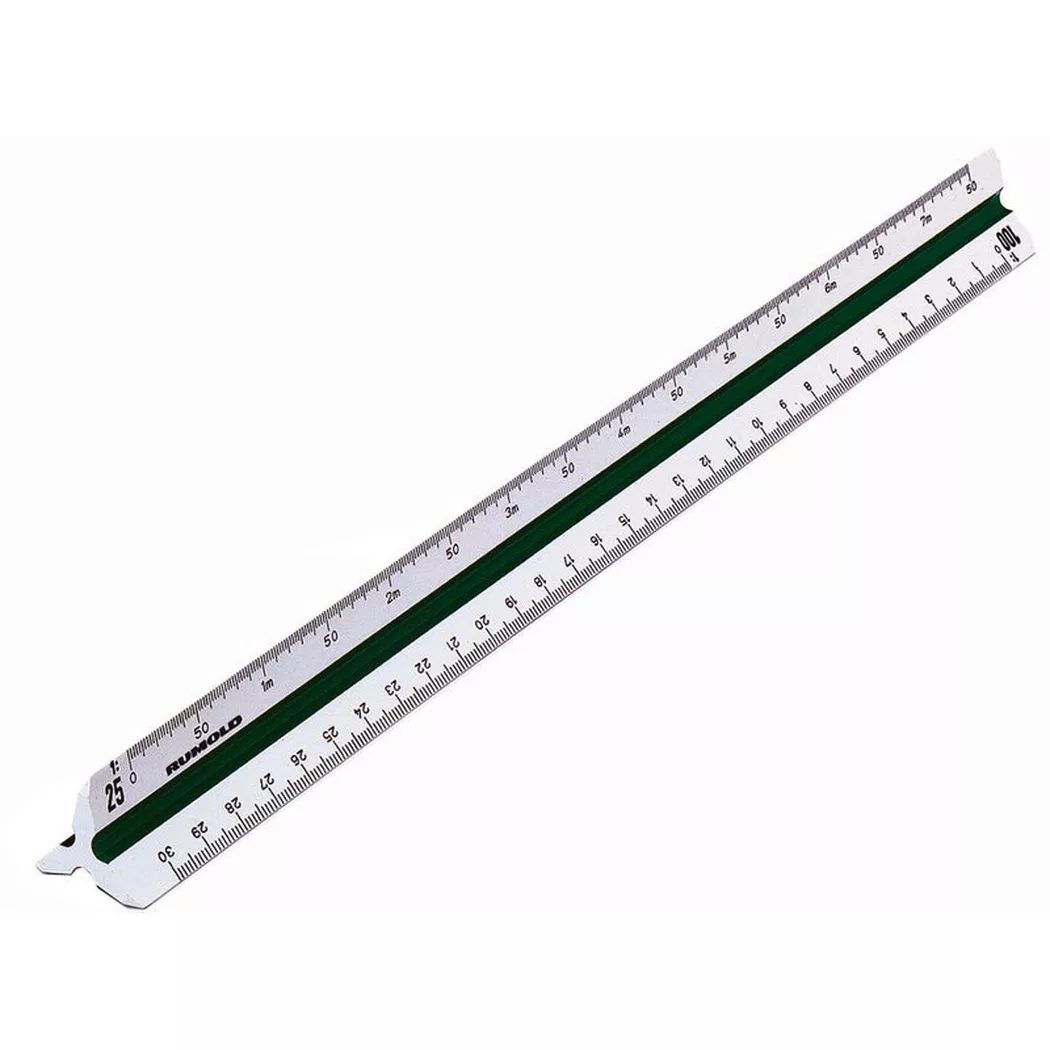 Rumold Dreikantmaßstab 30cm 150 Ingenieur DIN