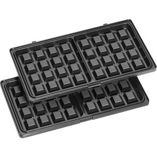 Clatronic ST/WA 3670 Macchina per cialde Piastre intercambiabili Nero, acciaio inox  