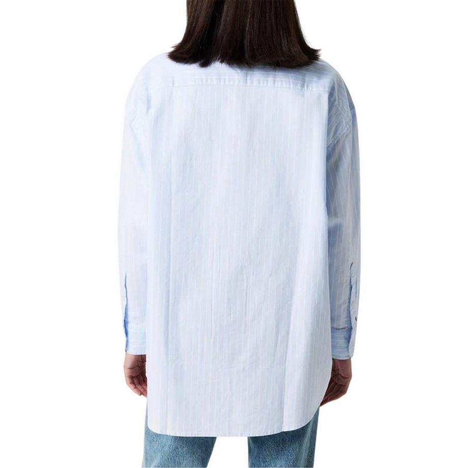 TOMMY JEANS  Abito Camicia Vestibilità Rilassata Oxford Manica Lunga 