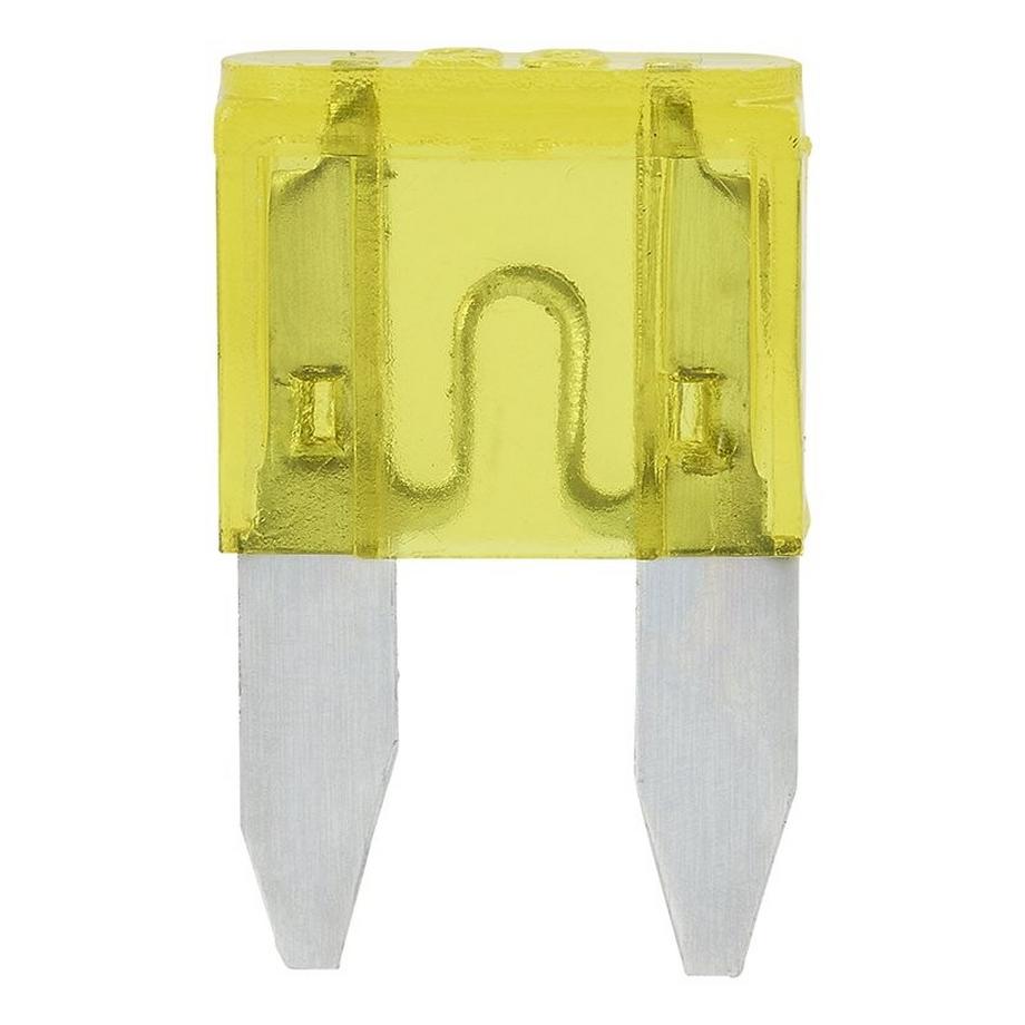 Pricenet  Fusibles à lame mini 20A jaune 6 pièces sous blister 