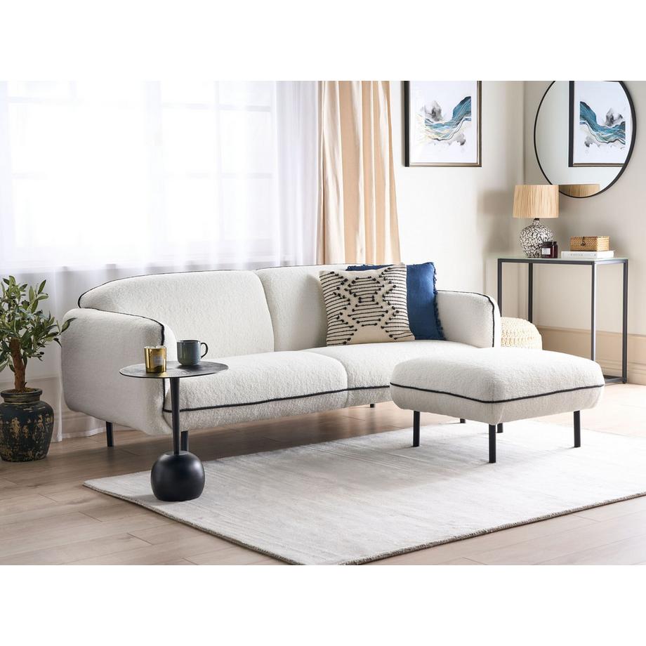 Beliani 3 Sitzer Sofa aus Bouclé  TONSBERG  
